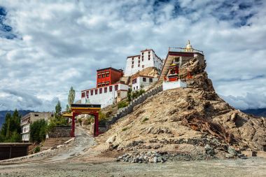 Thiksey gompa, Ladakh, Hindistan