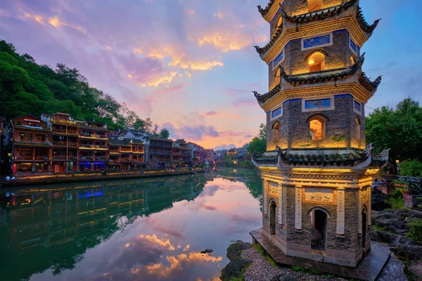 Feng Huang Ancient Town Phoenix Ancient Town , China — Stock Photo, Image