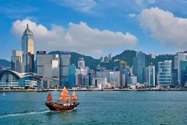 El horizonte de Hong Kong. Hong Kong, China — Foto de Stock