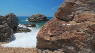 Paleochori Sahili, Milos Adası, Kiklad, Yunanistan