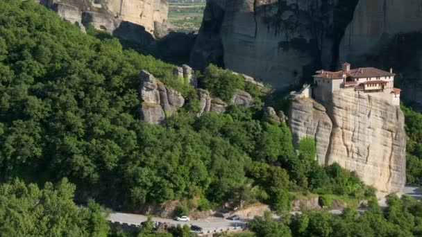 Klasztor Meteora w Grecji — Wideo stockowe