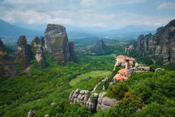 Kláštery Meteora, Řecko — Stock fotografie