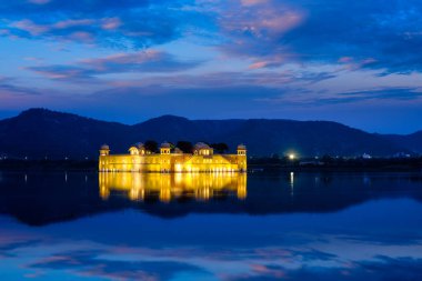 Jal Mahal Su Sarayı. Jaipur, Rajasthan, Hindistan