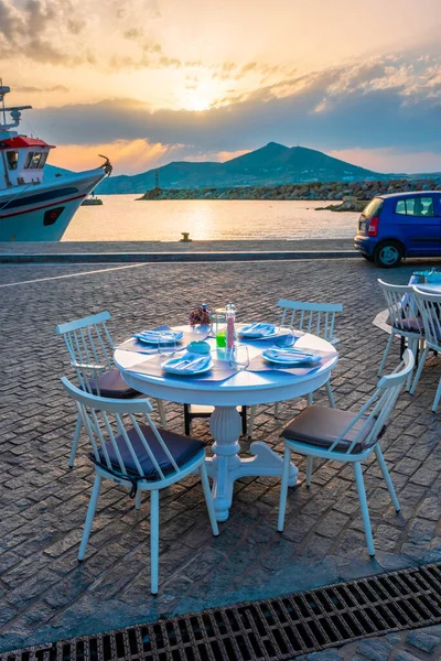 Picturesque Naousa town street on Paros Island, Greeceon Paros Island, Greece — стокове фото