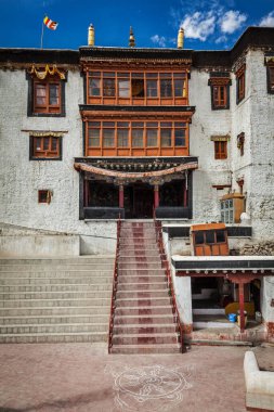 Spituk Gompa Manastırı. Leh, Ladakh, Hindistan