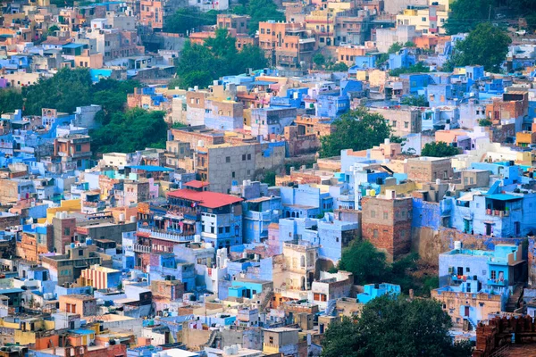 Vue aérienne de Jodhpur Blue City. Jodphur, Rajasthan, Inde — Photo