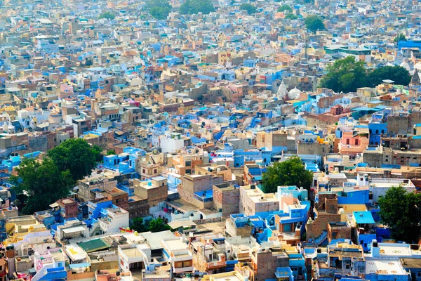 Vue aérienne de Jodhpur Blue City. Jodphur, Rajasthan, Inde — Photo