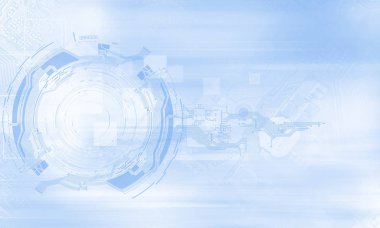 Teknoloji ve geleceğin soyut kavram.