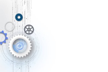 yüksek teknoloji kavramı, dijital düzeni arka plan