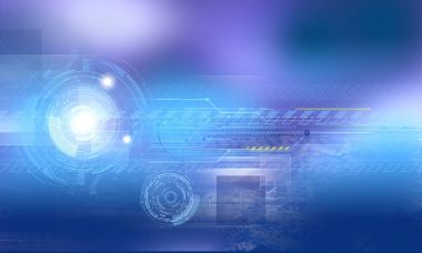 yüksek teknoloji kavramı, dijital düzeni arka plan