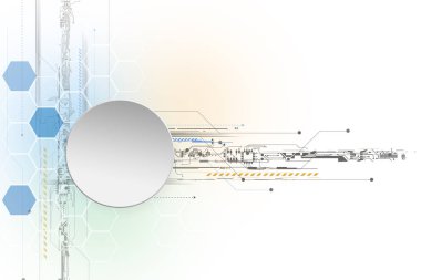 yüksek teknoloji kavramı, dijital düzeni arka plan