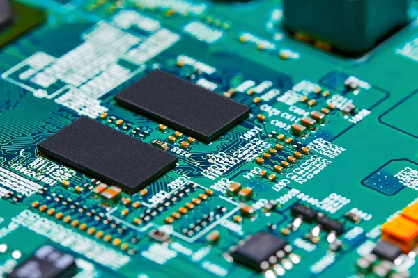 Electronic Circuit Board Close — Stock Photo, Image