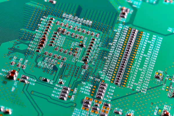 Elektronikus Áramköri Lap Lezárása — Stock Fotó