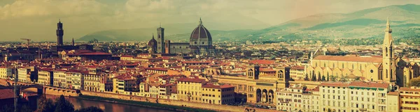 Florencja Widok panoramy — Zdjęcie stockowe