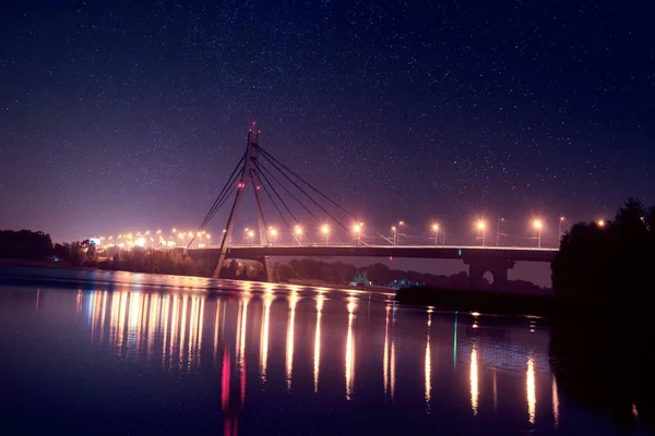 Московский мост в Киеве — стоковое фото