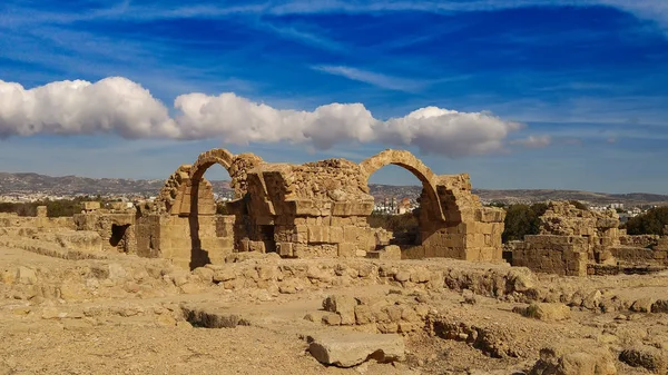 Ruines anciennes près de Pathos — Photo