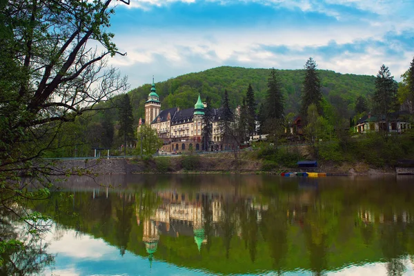 Northern front of Lillafured palace — Stock Photo, Image