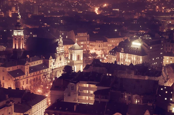 Λυκόφως στο Lviv — Φωτογραφία Αρχείου