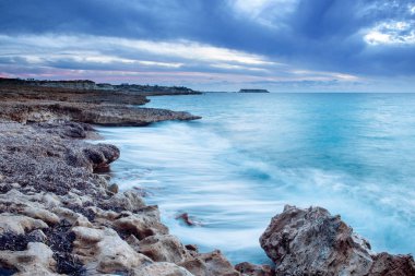 denizde gün batımı