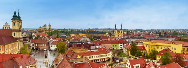 Eger ciudad panorama — Foto de Stock