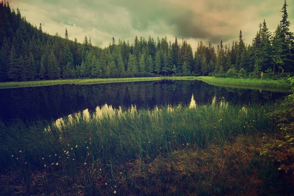 Montagna bellissimo lago — Foto Stock