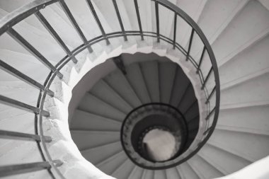 spiral merdiven görünümü