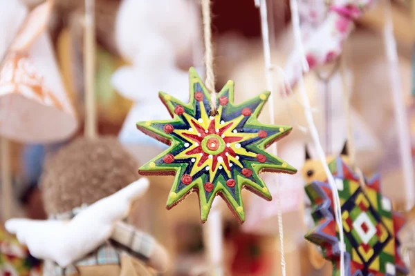 Julmarknad bakgrund — Stockfoto