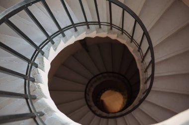 spiral merdiven görünümü
