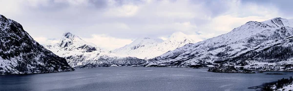 Inverno Norvegia lago — Foto Stock