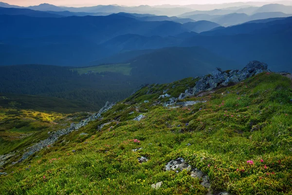 Mountain sunset landscape — Stock Photo, Image