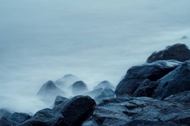 Deniz kıyısı ve dalgalar