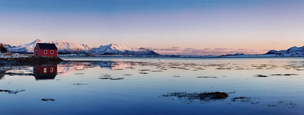 Vinter Norge sjö — Stockfoto