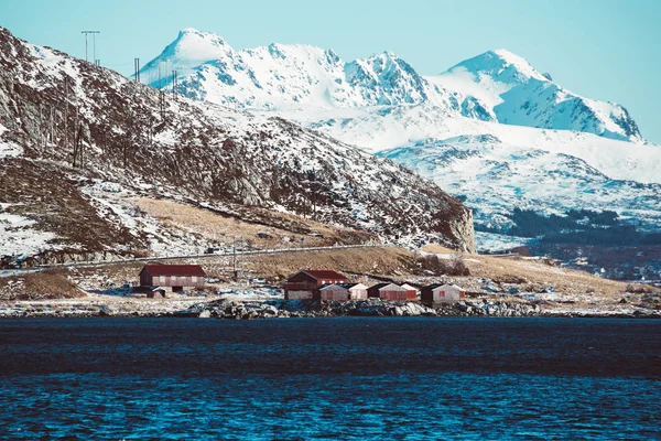 冬のノルウェーの風景 — ストック写真