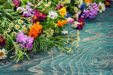 Yaz çiçekleri tasarımı