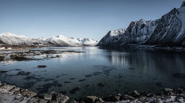 노르웨이의 겨울 호수 — 스톡 사진