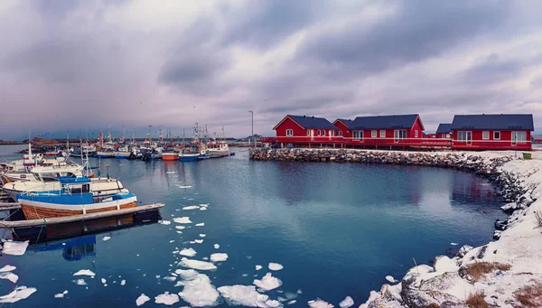 Inverno Norvegia paesaggio — Foto Stock