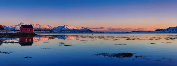 Inverno Norvegia lago — Foto Stock