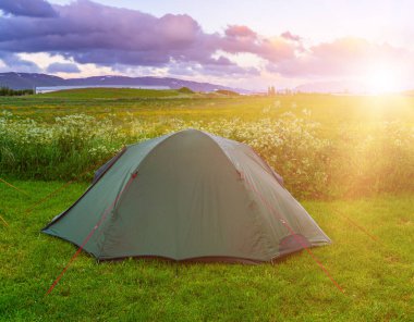 İzlanda'daki çadır