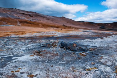 Jeotermal alan Hver, İzlanda.