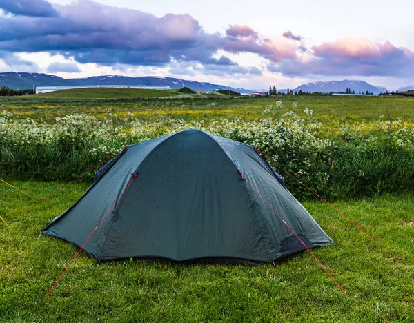 Tenda in Islanda — Foto Stock