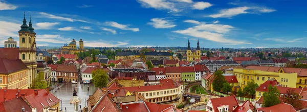 Eger ciudad panorama — Foto de Stock