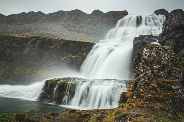 Waterval van Dynjandi, IJsland — Stockfoto