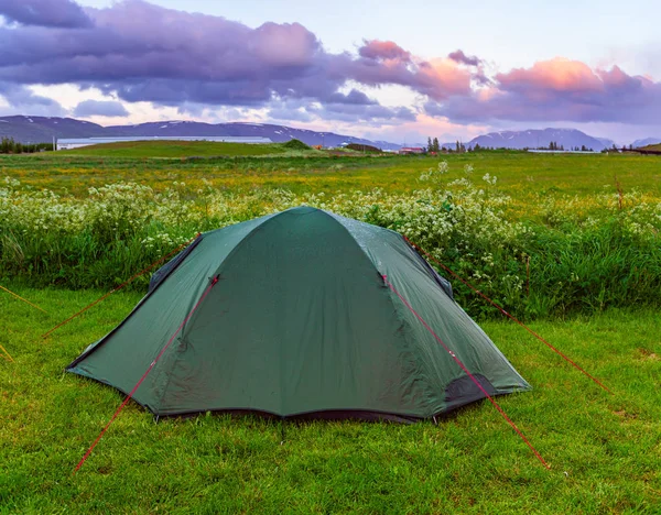 Tenda in Islanda — Foto Stock