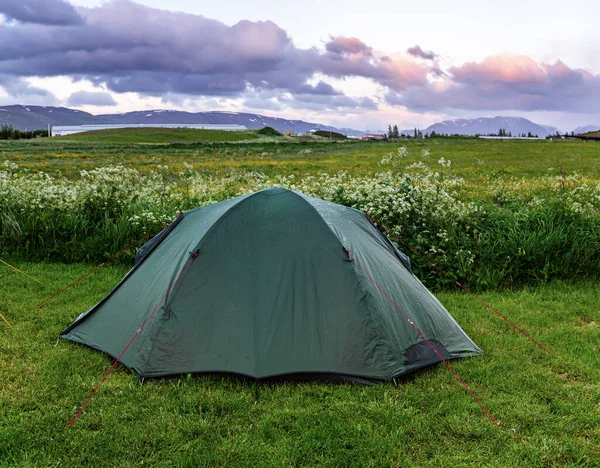 Tenda in Islanda — Foto Stock