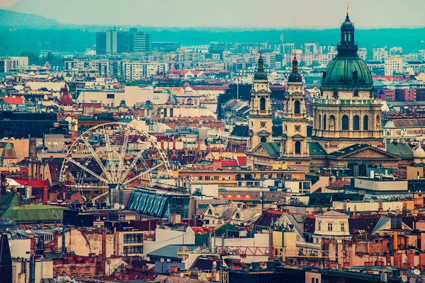 Udsigt over Budapest - Stock-foto