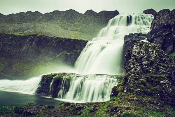 Wodospad Dynjandi, Islandia — Zdjęcie stockowe