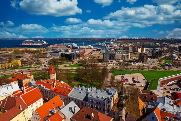 Blick auf das alte Tallinn — Stockfoto