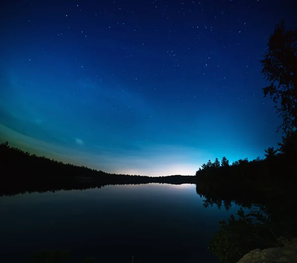 Lago di notte — Foto Stock