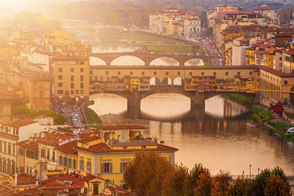 Ponte Vecchio ve Florencii — Stock fotografie