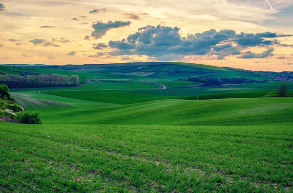 Paisaje rural de primavera — Foto de Stock